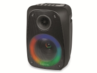 Vorschau: LOGILINK Bluetooth Lautsprecher SP0058, 10 W, mit Partylicht, TWS, schwarz