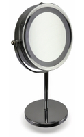 Vorschau: LED-Stand Kosmetikspiegel, 33 cm, verchromt, B-Ware