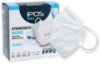Vorschau: 10er Set Atemschutzmasken FFP2 NR IPOS