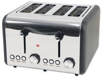 Vorschau: ALPINA Toaster, 1500 W, 4 Scheibentoaster, silber