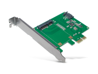 Vorschau: LogiLink SATA-Controllerkarte PC0077, PCIe, mSATA SDD + SATA III SSD/HDD