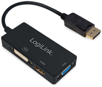 Vorschau: LOGILINK DisplayPort-Adapter CV0109, DVI, HDMI, VGA