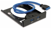 Vorschau: USB 3.0 Frontpanel PA-3,5L, 2x USB 3.0, mit SSD Halterung