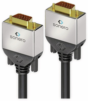 Vorschau: SONERO VGA-Anschlusskabel Premium, 2 m, Stecker/Stecker, Full-HD