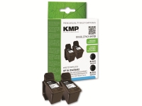 Vorschau: KMP Tintenpatronen-Set kompatibel für 2x HP 56 (C6656AE), schwarz