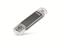 Vorschau: Hama USB-Speicherstick Laeta Twin 123925, 32 GB, grau
