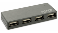 Vorschau: CnMemory USB2.0 Hub, ZINC, 4-fach, Aluminium, Grau