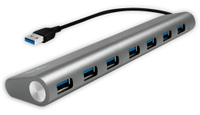 Vorschau: LOGILINK USB3.0-Hub UA0308, 7x USB-A, Aluminium