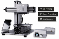 Vorschau: 3-in-1 3D Drucker, Laser, Fräse und Gehäuse