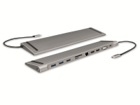 Vorschau: LOGILINK USB 3.2 Docking-Station UA0373, USB-C, USB-Port, PD, silver