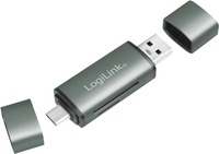 Vorschau: LOGILINK USB 3.2 Gen Kartenleser CR0043, Alugehäuse