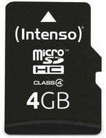 Vorschau: INTENSO MicroSDHC Card, 4 GB,