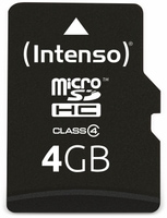 Vorschau: Intenso MicroSDHC Card, 4 GB, INTENSO