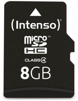 Vorschau: INTENSO MicroSDHC Card, 8 GB,