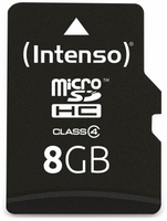 Vorschau: Intenso MicroSDHC Card, 8 GB, INTENSO