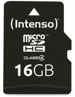 Vorschau: INTENSO MicroSDHC Card 16 GB
