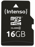 Vorschau: MicroSDHC Card INTENSO, 16 GB