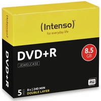 Vorschau: INTENSO DVD+R Jewel Case (DoubleLayer)