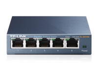 Vorschau: TP-LINK Gigabit Netzwerk Switch TL-SG105, 5-Port, bis 1000 Mbit/S, Metall