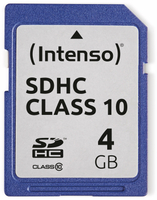 Vorschau: Intenso SDHC Card 3411450, 4 GB, Class 10