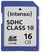 Vorschau: Intenso SDHC Card 3411470, 16 GB, Class 10