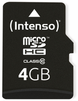 Vorschau: INTENSO MicroSDHC Card 3413450, 4 GB