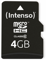 Vorschau: Intenso MicroSDHC Card 3413450, 4 GB