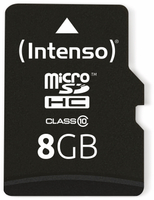 Vorschau: INTENSO MicroSDHC Card 3413460, 8 GB