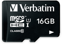 Vorschau: Verbatim MicroSDHC Card 44010, 16 GB