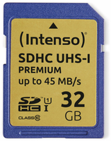 Vorschau: INTENSO SDHC Card 3421480, 32 GB, Class 10, UHS-I