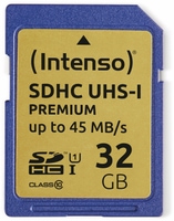 Vorschau: SDHC Card INTENSO 3421480, 32 GB, Class 10, UHS-I