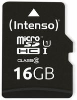 Vorschau: MicroSDHC Card INTENSO 3423470, UHS-I, 16 GB