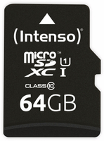 Vorschau: Intenso MicroSDXC Card 3423490, UHS-I, 64 GB
