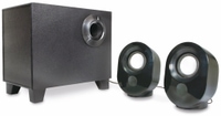 Vorschau: LogiLink 2.1 Stereo-Lautsprecher SP0045, schwarz