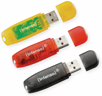 Vorschau: Intenso USB 2.0 Stick Rainbow Line, 16 GB, 3er Pack