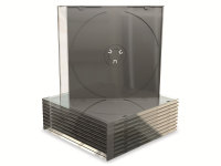 Vorschau: MEDIARANGE CD-Leerhüllen, Slim, 10er Pack, schwarz/transparent