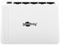 Vorschau: goobay Gigabit Netzwerk-Switch 93372, 5-Port, weiß