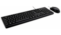 Vorschau: INTER-TECH Tastatur- und Maus-Set KB-118, schwarz