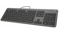 Vorschau: HAMA USB-Tastatur KC-700, Slim-Design, Scissor-Tasten, anthrazit/schwarz