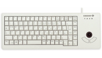 Vorschau: CHERRY USB-Tastatur G84-5400 XS, mit Trackball, grau
