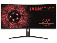 Vorschau: HANNspree Monitor HG342PCB, 86,4cm (34&quot;), EEK: G (A bis G) HDMI, DP, 1ms, SP, 144Hz, 1500R