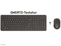 Vorschau: HP Tastatur- und Maus-Set 330, Wireless QWERTZ-Variante