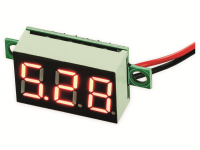 Vorschau: JOY-IT Voltmeter, COM-VM330, 3-ZIFFER-LED, 3-30 V DC, 0,1 %