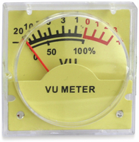 Vorschau: Aussteuerungsanzeige, VU-Meter
