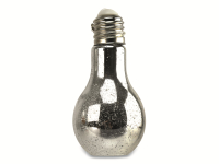 Vorschau: Deko-Glühbirne, 18cm, LED, &quot;silber“, batteriebetrieben