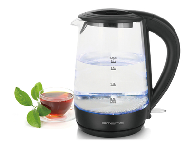 Emerio Wasserkocher WK-123124, 1,7 L, 2200 W, schwarz Emerio Wasserkocher WK-123124, 1,7 L, 2200 W, schwarz