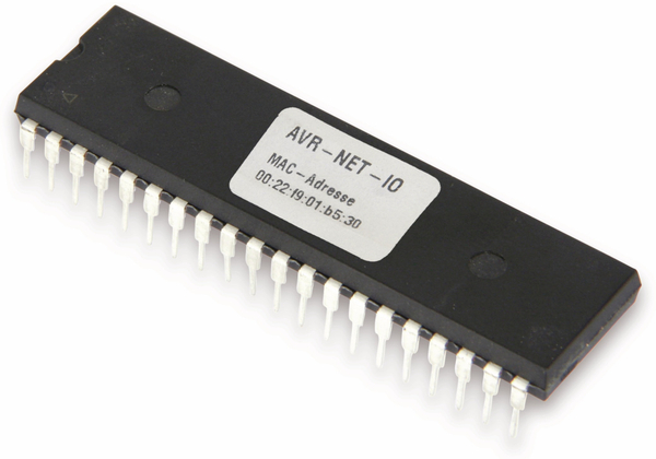 Hauptprozessor für AVR-NET-IO, programmiert, ATMEL ATmega32-16PU