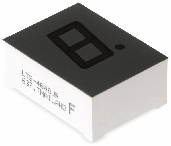 LiteOn LED-Anzeige LTS-4848JR, rot, 13 mm