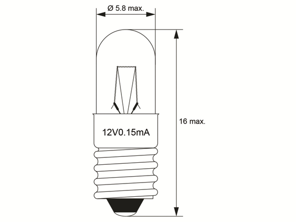 GOOBAY Röhrenlampe, 9524, T5, E5,5, 12 V, 1.8 W - Produktbild 2