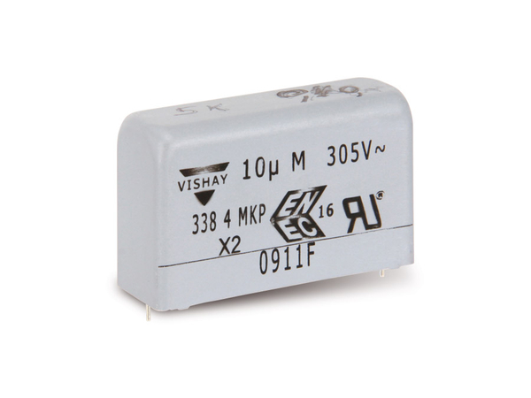 Kondensator VISHAY MKP338 4 X2, 10 µF/305 V~